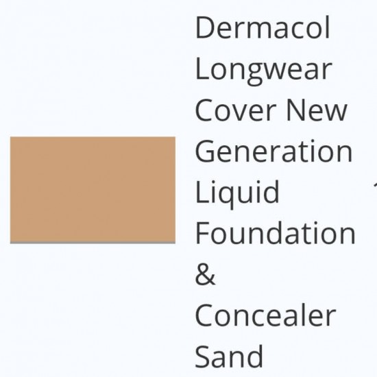 DERMACOL LONGWEAR COVER NEW GENERATION LIQUID FOUNDATION & CONCEALER