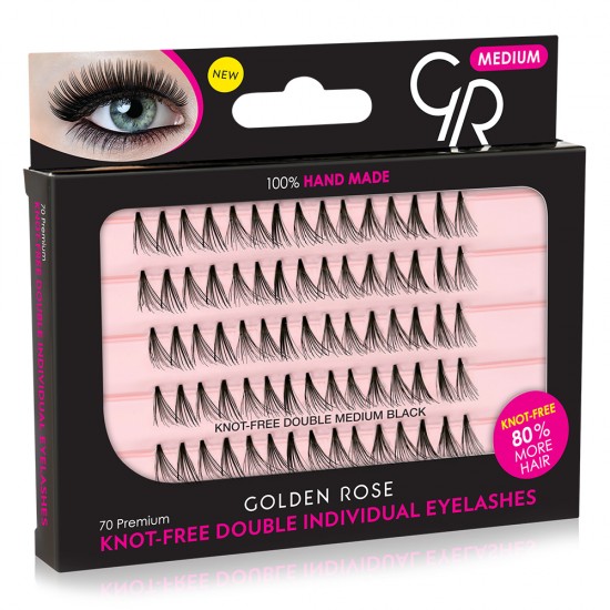 Knot Free Double Individual Eyelashes (209)