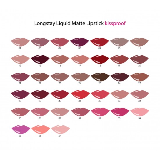 Longstay Liquid Matte Lipstick kissproof GR